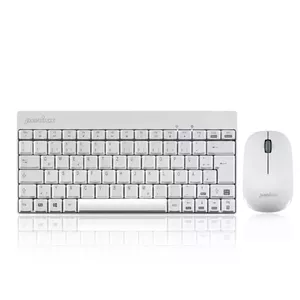 Keyboard Perixx PERIDUO-712 Mouse included Universal RF Wireless White