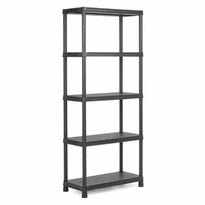 Grāmatu plaukts KIS 236831 plastmasas 5 plaukti 80×40×187 cm