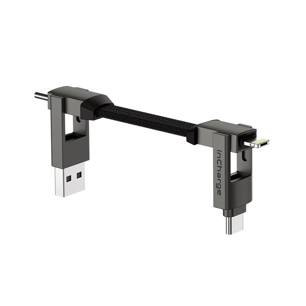 Rolling Square inCharge 6 USB kabelis - USB-C uz Micro-USB A Photo 3