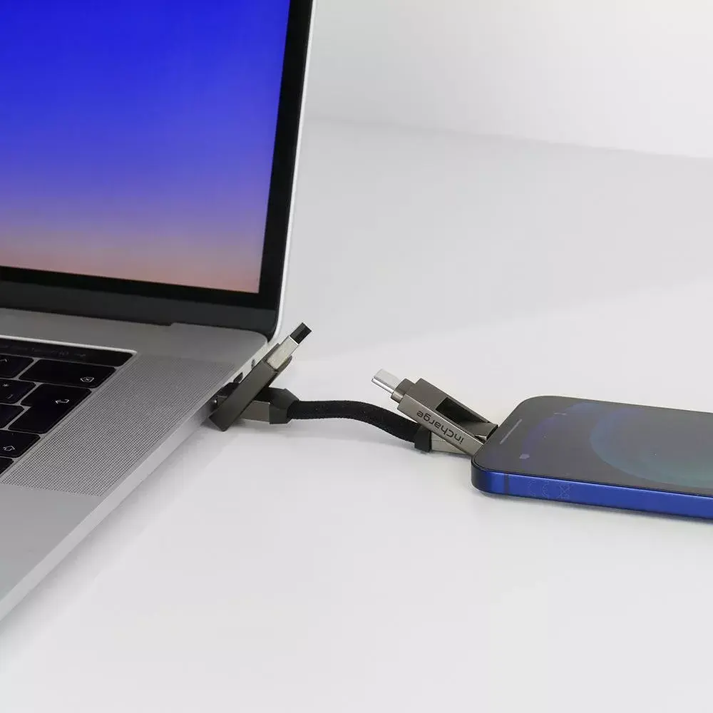 Rolling Square inCharge 6 USB kabelis - USB-C uz Micro-USB A Photo 4