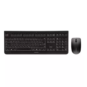Клавиатура Мышь в комплекте Универсальная RF Беспроводная AZERTY Французская Черная CHERRY DW 3000