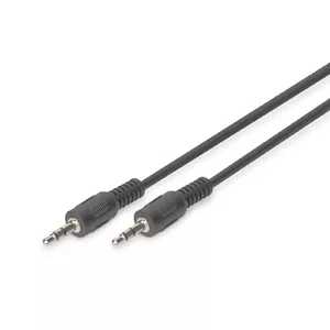 Digitus 3.5mm M/M, 2.5 m аудио кабель 2,5 m 3,5 мм Черный