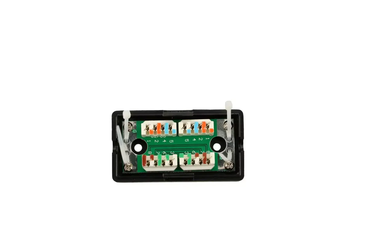 Extralink Connection box Cat5e UTP black Photo 3
