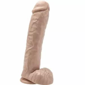 Dildo GET REAL Skin Material 28 cm with Balls