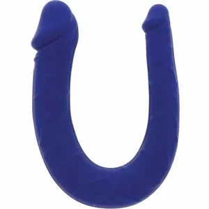 Double Dong GET REAL Silicone Blue