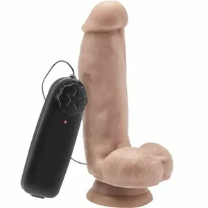 Vibrators GET REAL Ādas materiāls 12 cm ar bumbām