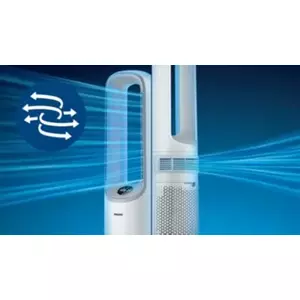 Fully adjustable airflow for cooling or air circulation