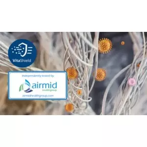 Proven virus removal, tested with H1N1 and HCov-E229 viruses