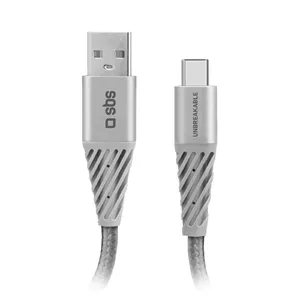 USB cable SBS TECABLEUNRETCK 1.5 m USB A USB C Silver