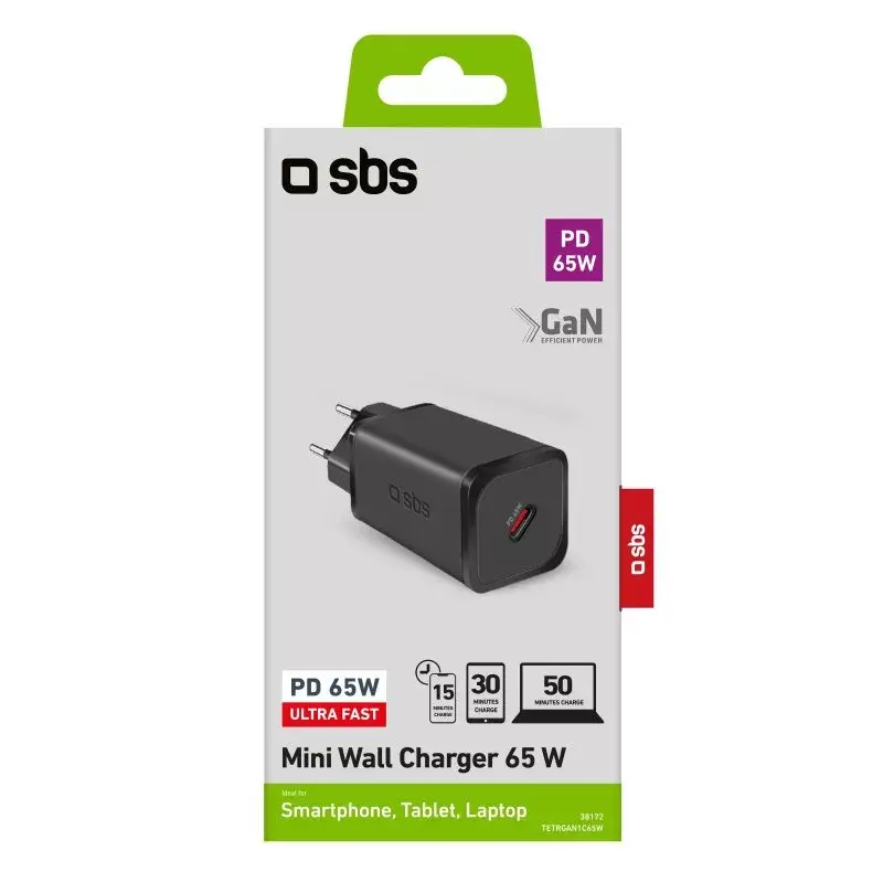 Mobilā ierīce lādētājs SBS TETRGAN1C65W Photo 4