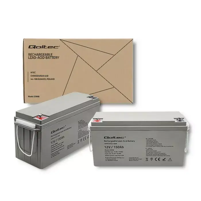 AGM battery QOLTEC 53068 12V 150Ah Photo 7