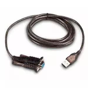 Intermec USB to Serial Adapter seriālais kabelis Melns 1,8 m USB Type-A DB-9