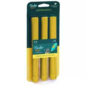 3Doodler Start 3DS-ECO04-YELLOW-75 3D printēšanas materiāls Plastmasa, kas sadalās kompostā Dzeltens 1 g