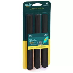 3Doodler Start 3DS-ECO10-Black-75 Plastmasa, kas sadalās kompostā Melns 1 g