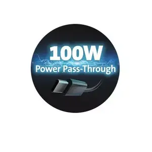 Up to 100W Power Pass-Through