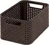Storage basket Curver Style S Rattan Brown Photo 3