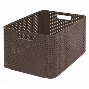 Storage box Curver Box Style L 205850 dark brown 43.6×32.6×23 cm