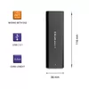 QOLTEC 50311 korpuss M.2 SATA ar USB Type-C Photo 3