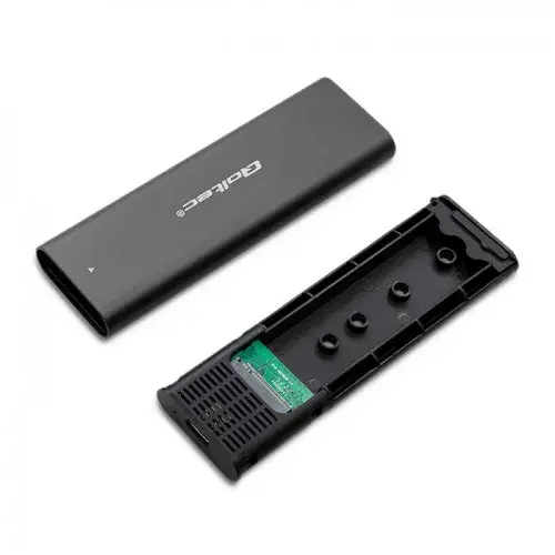 SSD korpuss QOLTEC 50312 melns M.2 SATA USB-C Photo 9
