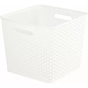 Storage basket Curver My Style square 25L 32.5x32.5x28 cm cream