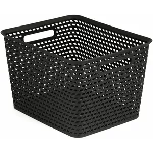 Storage Basket Curver Your Style L 35×30×22 cm, dark brown