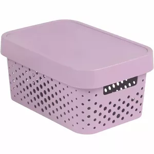 Storage box Curver Infinity Recycled 4.5 L, 27×19×12 cm, pink