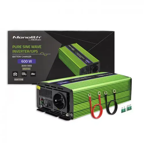 Car inverter Qoltec Monolith 600 W Photo 2