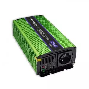 Car inverter Qoltec Monolith 1200 W Green 12 V
