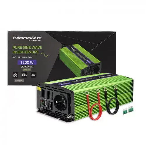 Auto inverters Qoltec Monolith 1200 W Photo 2