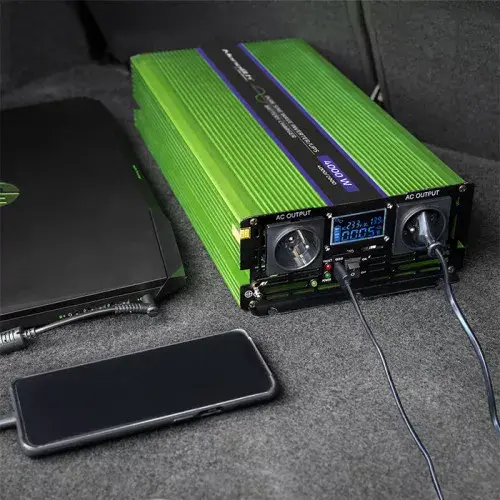 Car inverter Qoltec Monolith 4000 W Photo 2