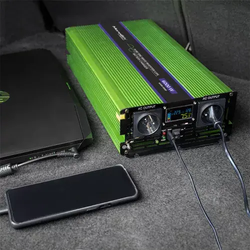Car inverter Qoltec Monolith 6000 W Photo 2