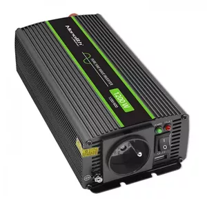 Car inverter Qoltec Monolith 1200 W Black 12 V
