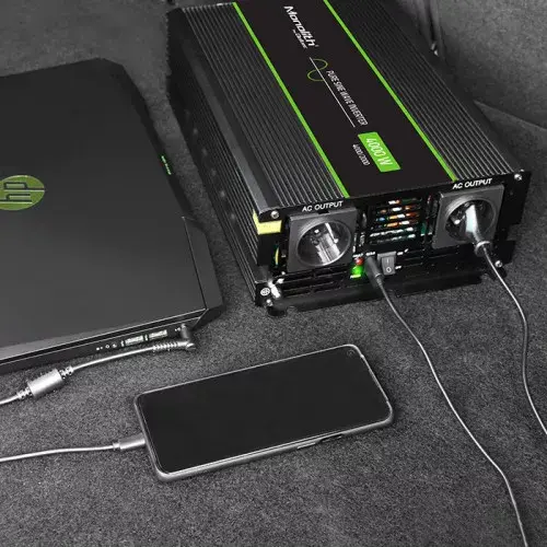 Automašīnas invertors Qoltec Monolith 4000 W Photo 3