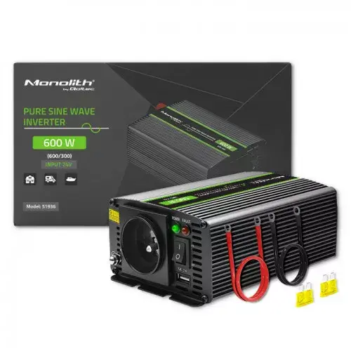 Auto inverters Qoltec Monolith 600 W Photo 2