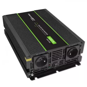 Автомобильный инвертор Qoltec Monolith 4000 Вт Черный 24 В