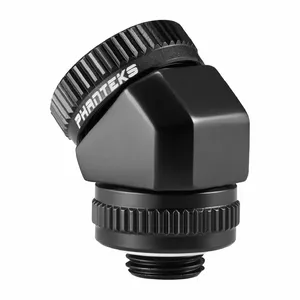 PHANTEKS angled rotary fitting PH-RA45_BK16 for 16mm tubing, 45° G1/4" black