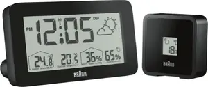 Weather Station BRAUN 67604 — Indoor/outdoor thermometer and hygrometer