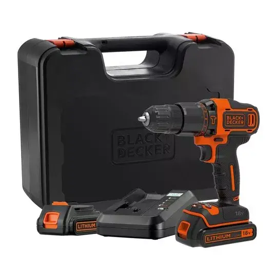 Дрель пистолетного типа Black & Decker BDCHD18K1B2-QW Photo 12