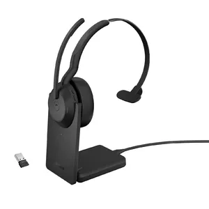 Austiņas Jabra Evolve2 55 - Link380a MS Mono (Include Stand)