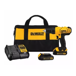 DeWALT DCD771C2 drill Keyless 1.65 kg Black, Yellow