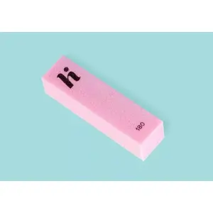Nail file HI HYBRID model 910960 — pink emery buffer for shaping and smoothing