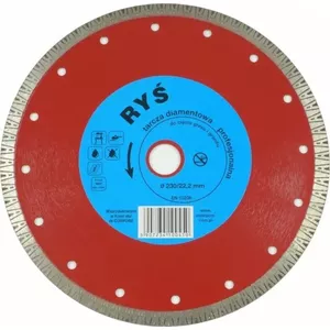Dimanta turbo griešanas disks IN CORPORE TD-125 RYŚ 125 mm