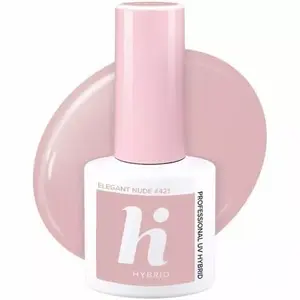 Nail polish HI HYBRID Hi Hybrid 5 ml — Brown Elegant Nude 421