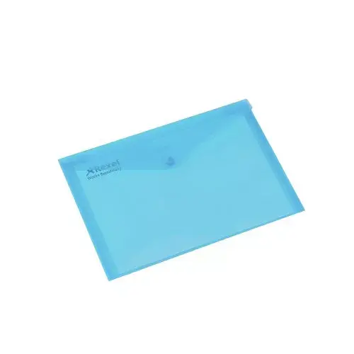Popper Wallet Rexel A4 Blue Photo 2