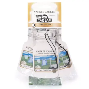 Yankee Home Clean Cotton Bonus Pack Hanging Freshener Multicolour 3-Piece Set
