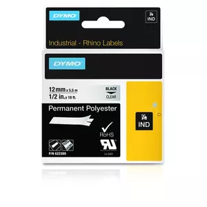 Etiķešu lente DYMO IND Permanent Polyester 622289