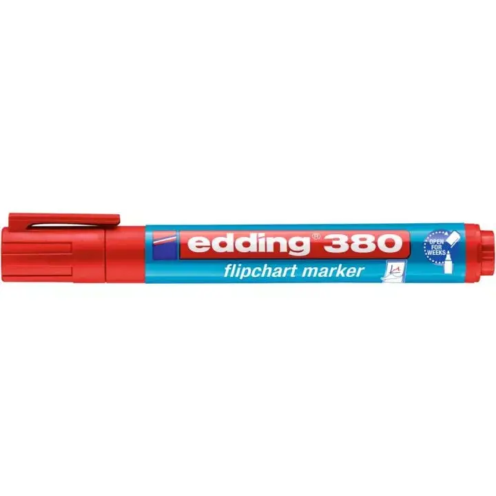 Marķieris Edding 380 — smalks sarkans Photo 2