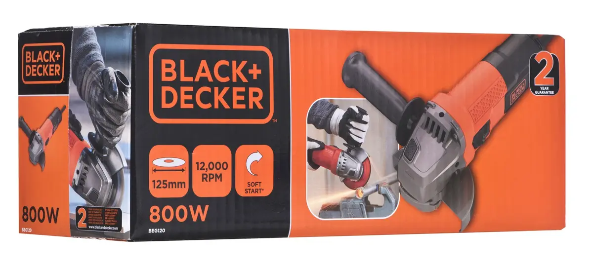 Angle grinder Black & Decker BEG120-QS Photo 14