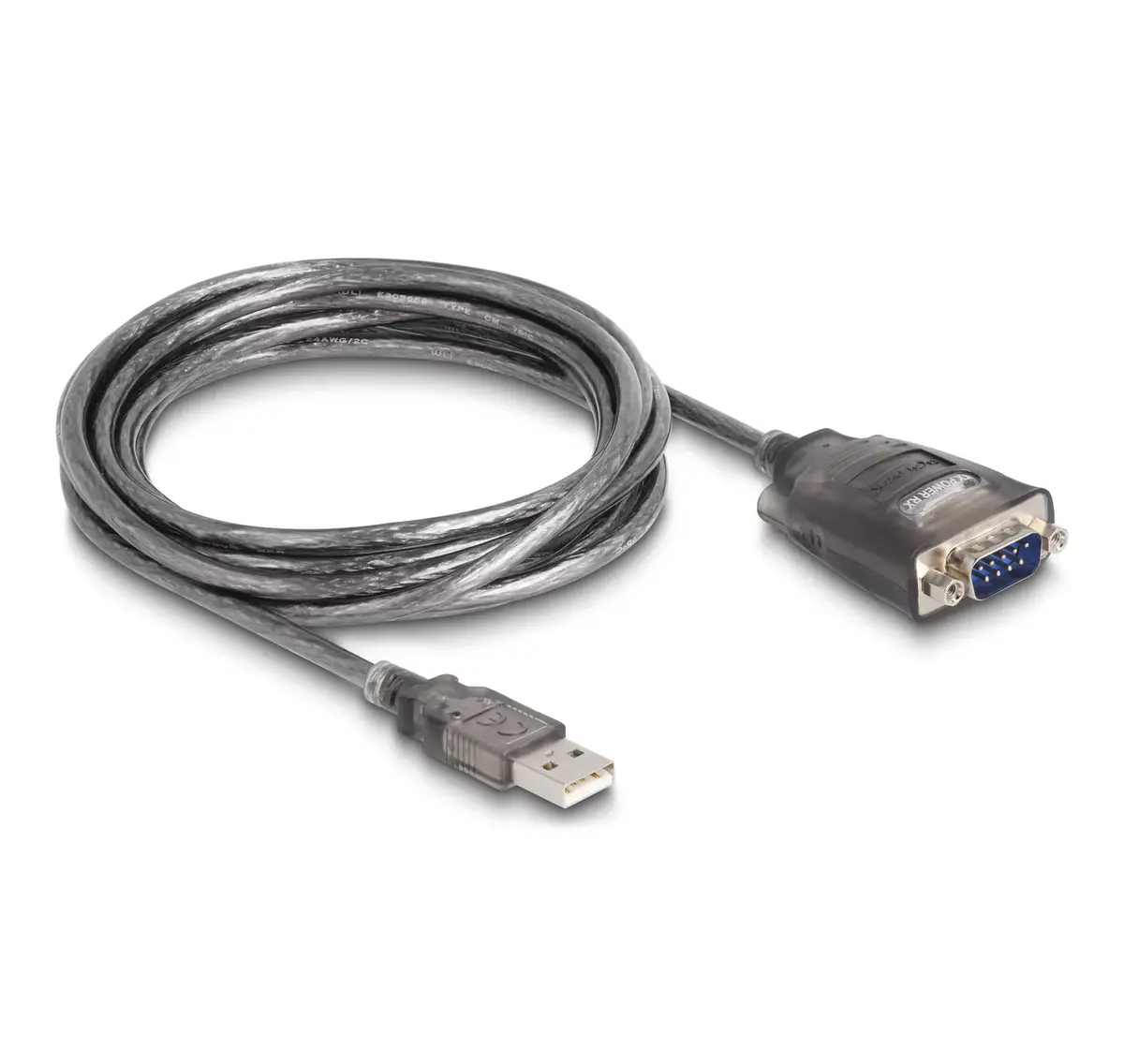 DeLOCK Adapteris USB 2.0 Type-A uz Serial RS-232 D-Sub 9 pin male Photo 2