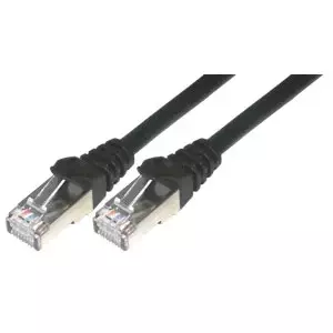 MCL Cable RJ45 Cat6 3m Black networking cable